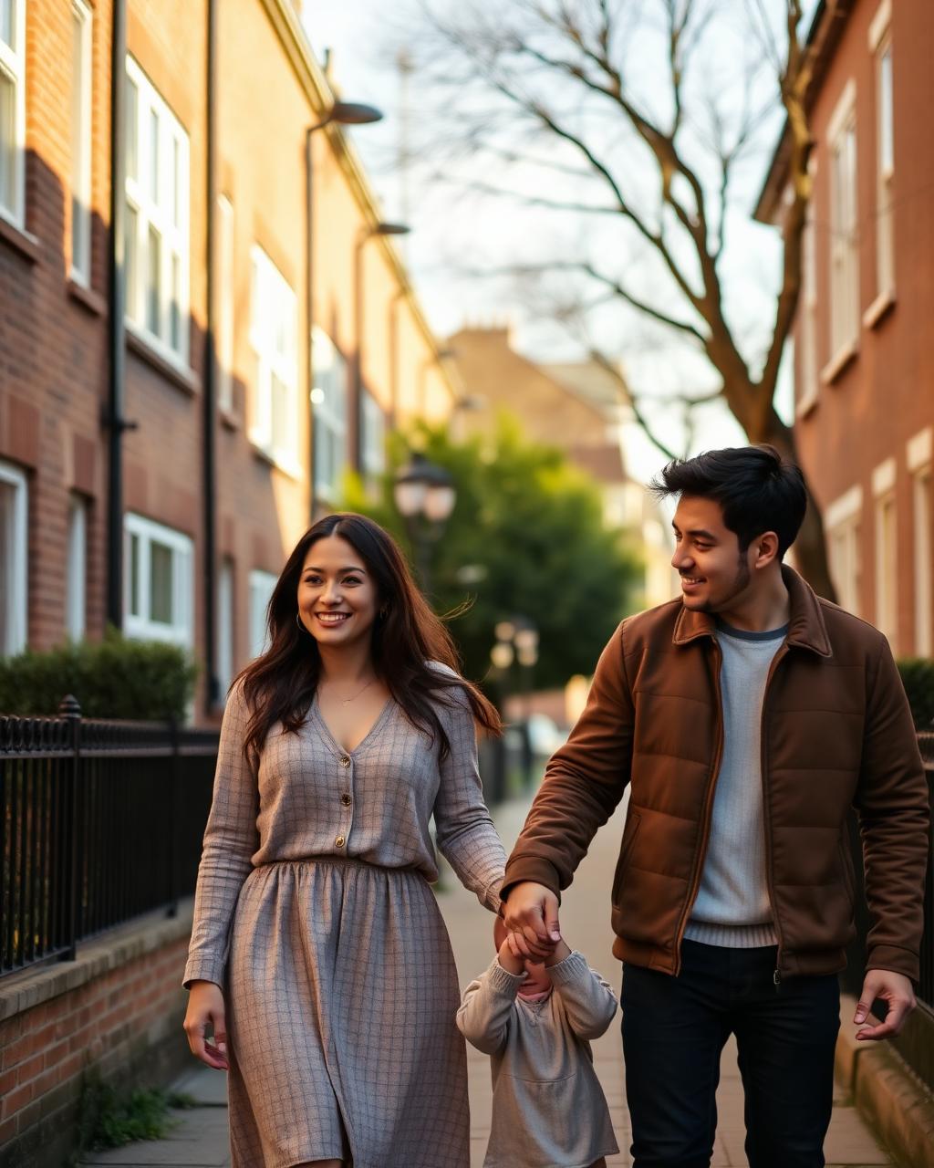 A family building a life together in the UK